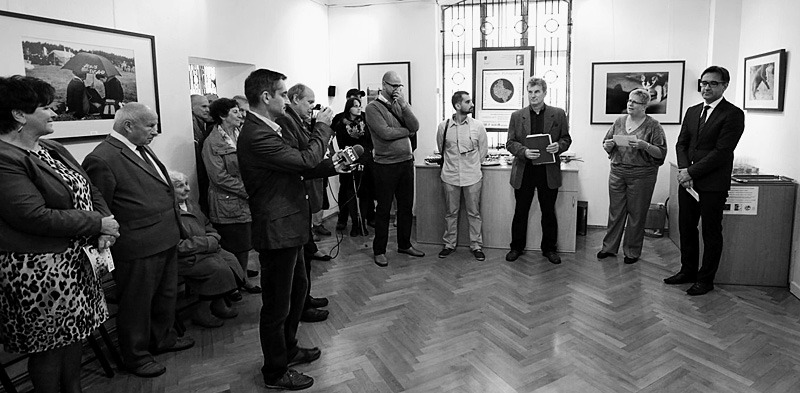 Wernisaż wystaw B. Busza i Sł. Brdęka w Muzeum Regionalnym w Ostrzeszowie, fot. Grzegorz Kosmala