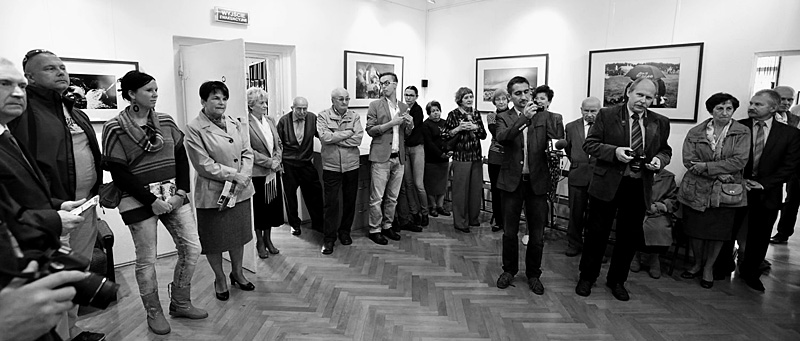 Wernisaż wystaw B. Busza i Sł. Brdęka w Muzeum Regionalnym w Ostrzeszowie, fot. Grzegorz Kosmala
