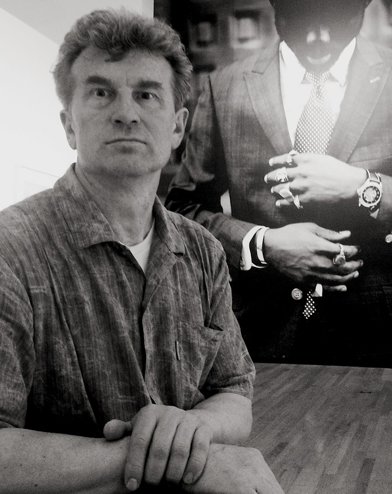 Stanisław Kulawiak na wystawie Dandy Lion: (Re)Articulating Black Masculine Identity  w Museum of Contemporary Photography w Columbia College, fot. Eric Lewandowski