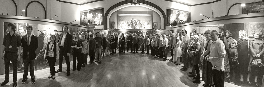 Panorama z kolejką w Polish Museum of America, fot. Eric Lewandowski