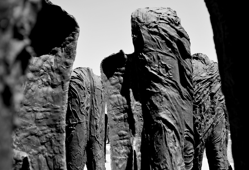Instalacja Agora Magdaleny Abakanowicz w Grant Park, fot. St. Kulawiak