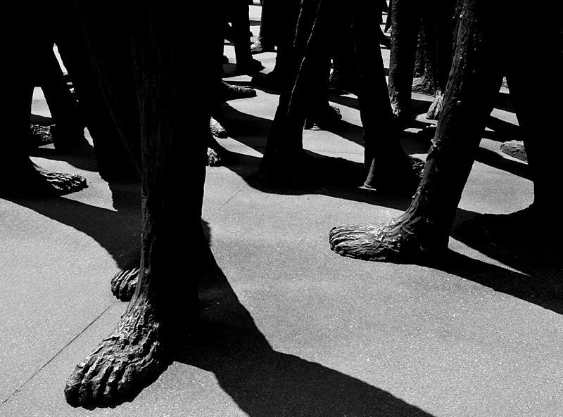 Instalacja Agora Magdaleny Abakanowicz w Grant Park, fot. St. Kulawiak