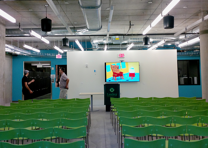 Cambridge, Lunder Arts Center, sala multimedialna w pracowni animacji, fot. St. Kulawiak