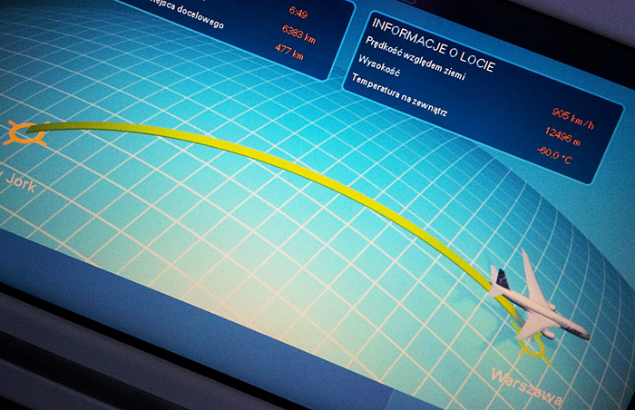 Dreamliner wlatuje nad Polskę, fot. St. Kulawiak