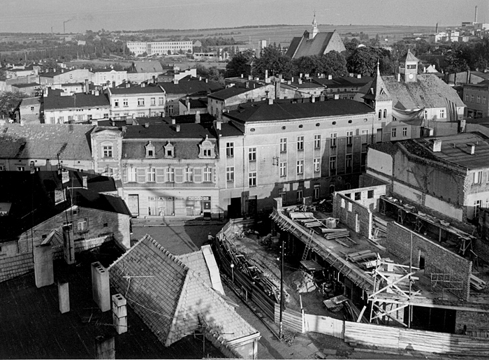 Budowa księgarni – Ostrzeszów, 1974 r., fot. St. Haniszewski